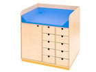 Betzold Wickelauflage für Wickelkommode mit Schubfächern und Boxen