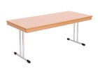 Klapptisch 120 x 80 cm T Fuß Gestell