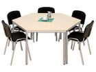 Trapeztisch quadratische Tischbeine