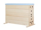 Sprungkasten mit farbigem Kunstleder 6 teilig