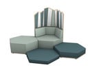 Betzold Sechseck Lounge Set 4