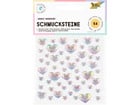 folia Herz Schmucksteine selbstklebend 54 Stück