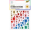 folia Quadratische Schmucksteine selbstklebend 66 Stück