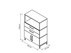 Betzold Flexwall Kombischrank 3 OH 2 Schübe