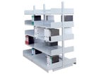 VIVAX Systemregal doppelseitiges Anbaufeld 200 x 75 cm
