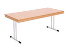 Klapptisch 140 x 70 cm T Fuß Gestell