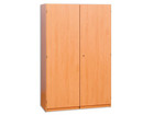 Flexeo® Schrank 10 Fächer Mittelwand 2 Türen Breite 126 4 cm