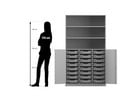Flexeo® Schrank PRO 3 Reihen 24 Boxen Gr S 3 Fächer 2 Halbtüren