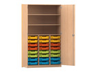 Flexeo® Hochschrank PRO 3 Reihen 24 Boxen Gr S 3 Fächer