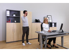 Flexeo® Schrank 5 Fächer unten Drehtüren = 5 Ordnerhöhen