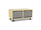 Flexeo® Regal 2 Reihen 2 große Boxen Mittelwand