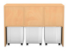 Flexeo® Regal PRO 3 Reihen 3 S Boxen 3 M Boxen 3 fahrbare XL Boxen