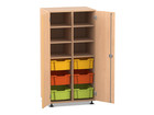 Flexeo® Schrank PRO 2 Reihen 6 Boxen Gr M 6 Fächer oben