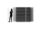 Flexeo® Musikschrank Breite 190 5 cm