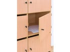 Flexeo® Schließfachschrank 10 Fächer mit Briefschlitzen Breite 94 4 cm