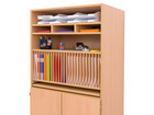 Flexeo® Klassenbuchschrank 26 Klassenbuchfächer 3 Formularfächer