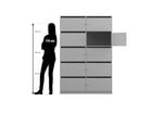 Flexeo® Schließfachschrank 10 Fächer mit Briefschlitzen Breite 126 4 cm