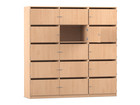 Flexeo® Schließfachschrank 15 Fächer mit Briefschlitzen Breite 190 5 cm