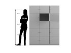 Flexeo® Schließfachschrank 15 geschlossene Fächer Breite 142 5 cm