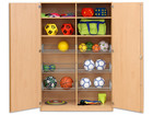 Flexeo® Sportschrank 6 Gitterkörbe 4 Fächer oben