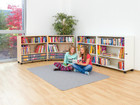 Flexeo® Klapp Wagen fahrbar 4 Fachböden
