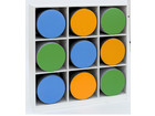 Flexeo® Polsterhockerregal mittelhoch 9 Fächer