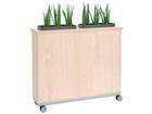 Flexeo® Raumteiler Blumenwagen H x B x T: 106 5 x 120 x 33 cm