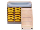 Flexeo® Wickelkommode mit Treppe