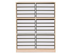 Flexeo® Papier und Bilderschrank 24 kleine Auszüge