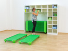 Flexeo® Bettzeugschrank für Liegen 22 Fächer H x B: 190 x 226 cm
