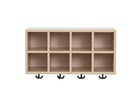 Flexeo® Garderoben Hängeregal Armadio Breite 80 cm Tiefe 35 cm