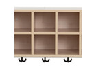 Flexeo® Garderoben Hängeregal Armadio Breite 120 cm Tiefe 35 cm