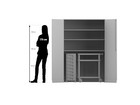 Flexeo® Garagenschrank 3 Fächer 1 Rollcontainer 8 Boxen 1 Transportwagen