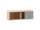 Flexeo® Rollladen Aufsatzschrank 2 Fächer Breite 126 4 cm