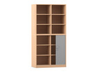 Flexeo® Rollladenschrank 12 Fächer Mittelwand Tür unten Breite 94 4 cm