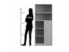 Flexeo® Rollladenschrank 5 Fächer = 5 Ordnerhöhen