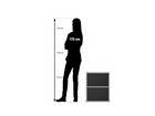 Flexeo® Aufsatzregal 2 Fächer Breite 48 1 cm