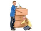 Flexeo® Schrank 3 große Schubladen Breite 64 1 cm