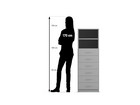 Flexeo® Schrank 6 kleine Schubladen 2 Fächer Breite 48 1 cm