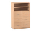 Flexeo® Schrank 6 Hängeregister 2 Fächer Breite 94 4 cm