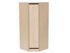 Flexeo® Garderoben Eckschrank Armadio 1 Tür mit Fachboden Höhe 154 8 cm