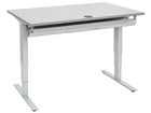 Flexeo® Schreibtisch höhenverstellbar B x T: 120 x 80 cm