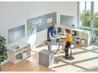 Flexeo® Schreibtisch höhenverstellbar B x T: 160 x 80 cm