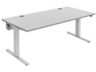 Flexeo® Schreibtisch höhenverstellbar B x T: 180 x 80 cm