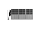 Flexeo® Systemschrankwand 96 kleine Boxen 18 Fächer