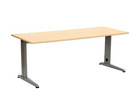 L Fuß Schreibtisch Höhe 72 82 cm verstellbar Platte 160 x 80 cm