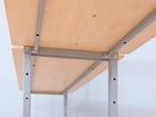 Bücherregal Schule einseitige Böden