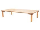 Betzold Bodentisch Rechteck T x B 60 x 120 cm Höhe 25 cm