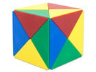 Betzold Magnetwürfel aus 24 farbigen Tetraedern