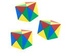 Betzold Magnetwürfel aus 24 farbigen Tetraedern